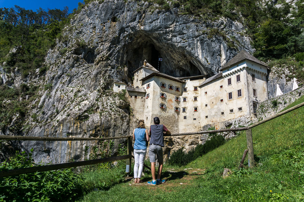 Predjama Castle View, Caves and Castles The Two Drifters www.thetwodrifters.net