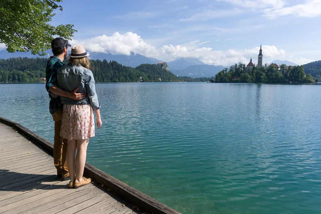 Enjoying Lake Bled, The Two Drifters, www.thetwodrifters.net