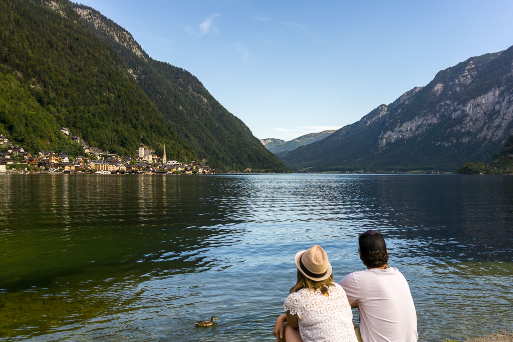 Admiring the view, Hallstatt, The Two Drifters, www.thetwodrifters.net