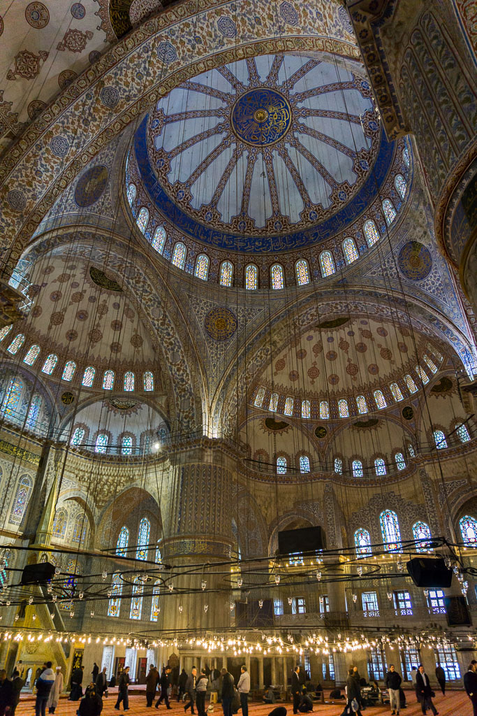 Inside the Blue Mosque, Istanbul, The Two Drifters, www.thetwodrifters.net