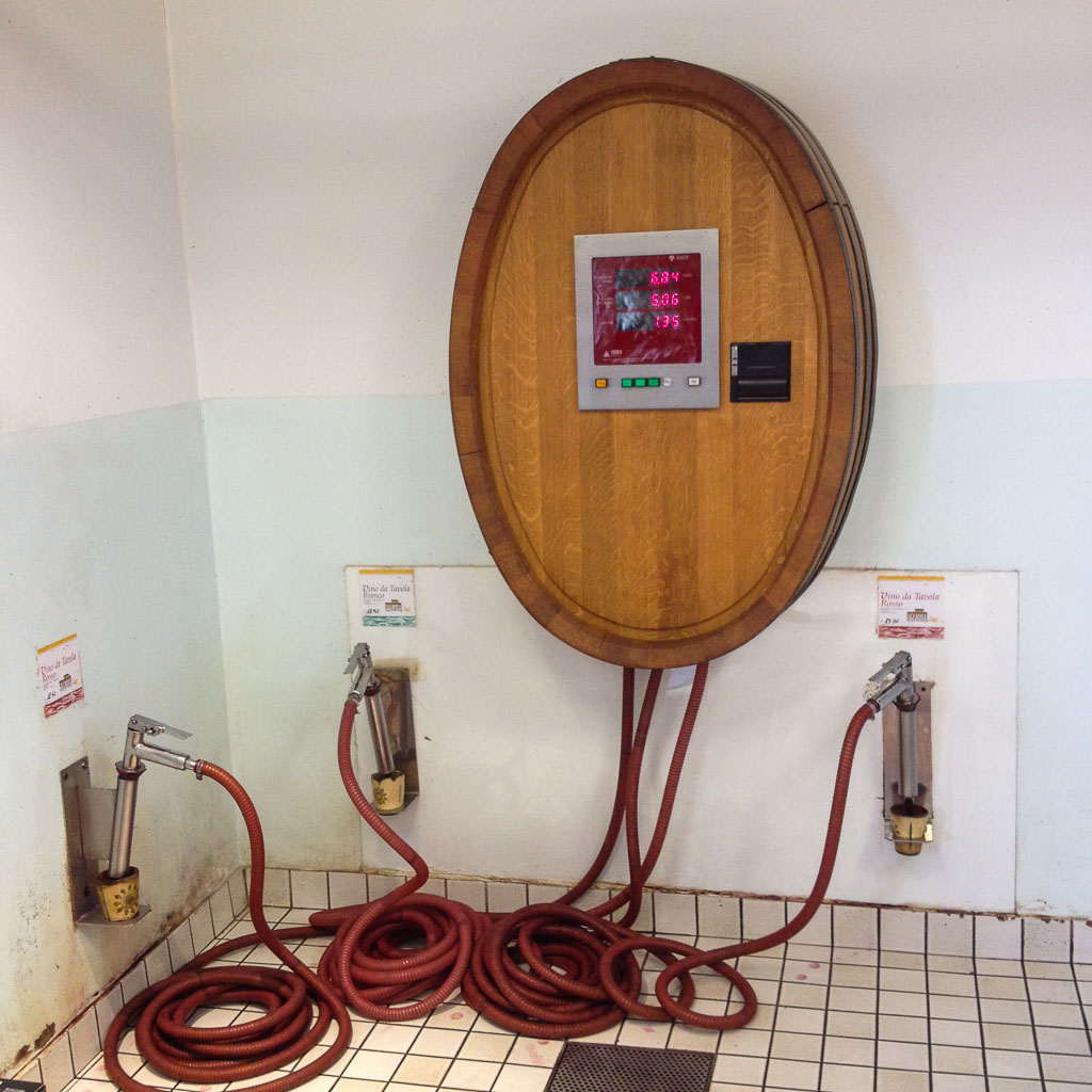 Wine pump, Cortona, The Two Drifters, www.thetwodrifters.net